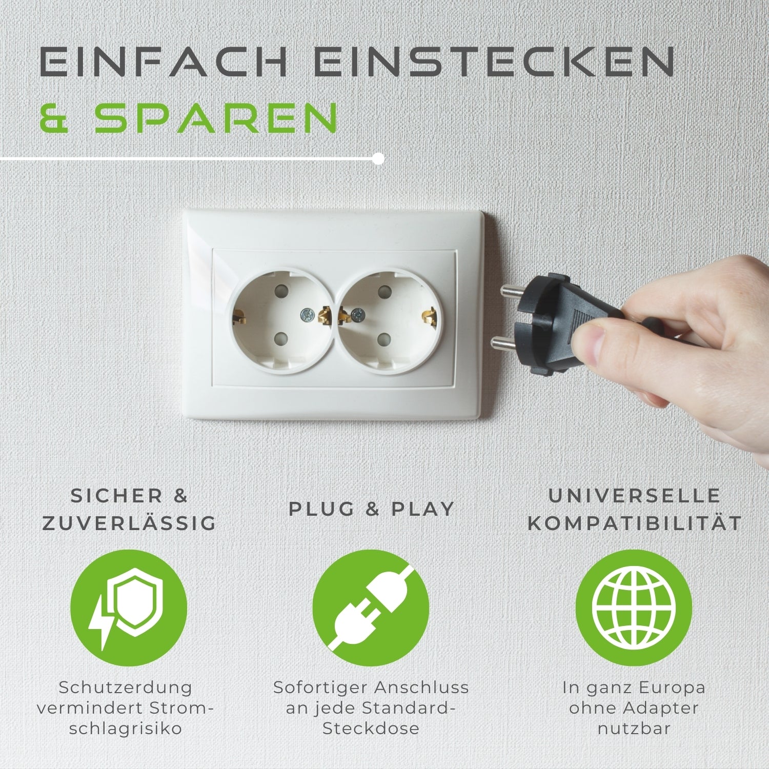 Anschlusskabel Balkonkraftwerk HMS BC05 auf Schuko Solar Wechselrichter 3-20M