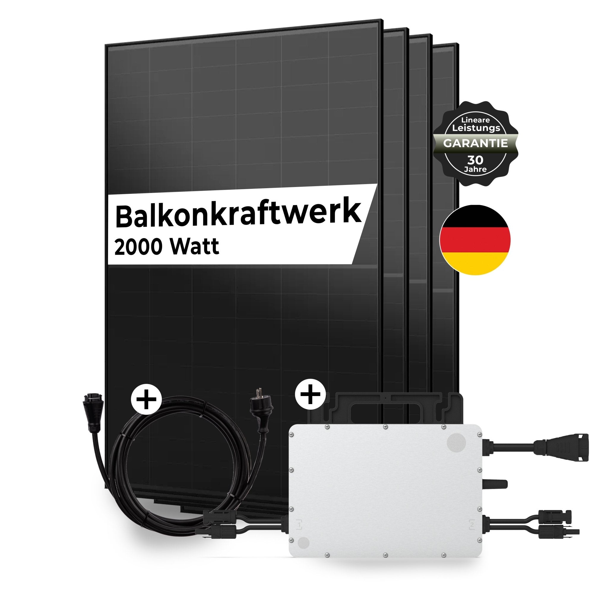 Sicatron 2000W Balkonkraftwerk - 4x 500W Bifazial - HMS-800W-2T
