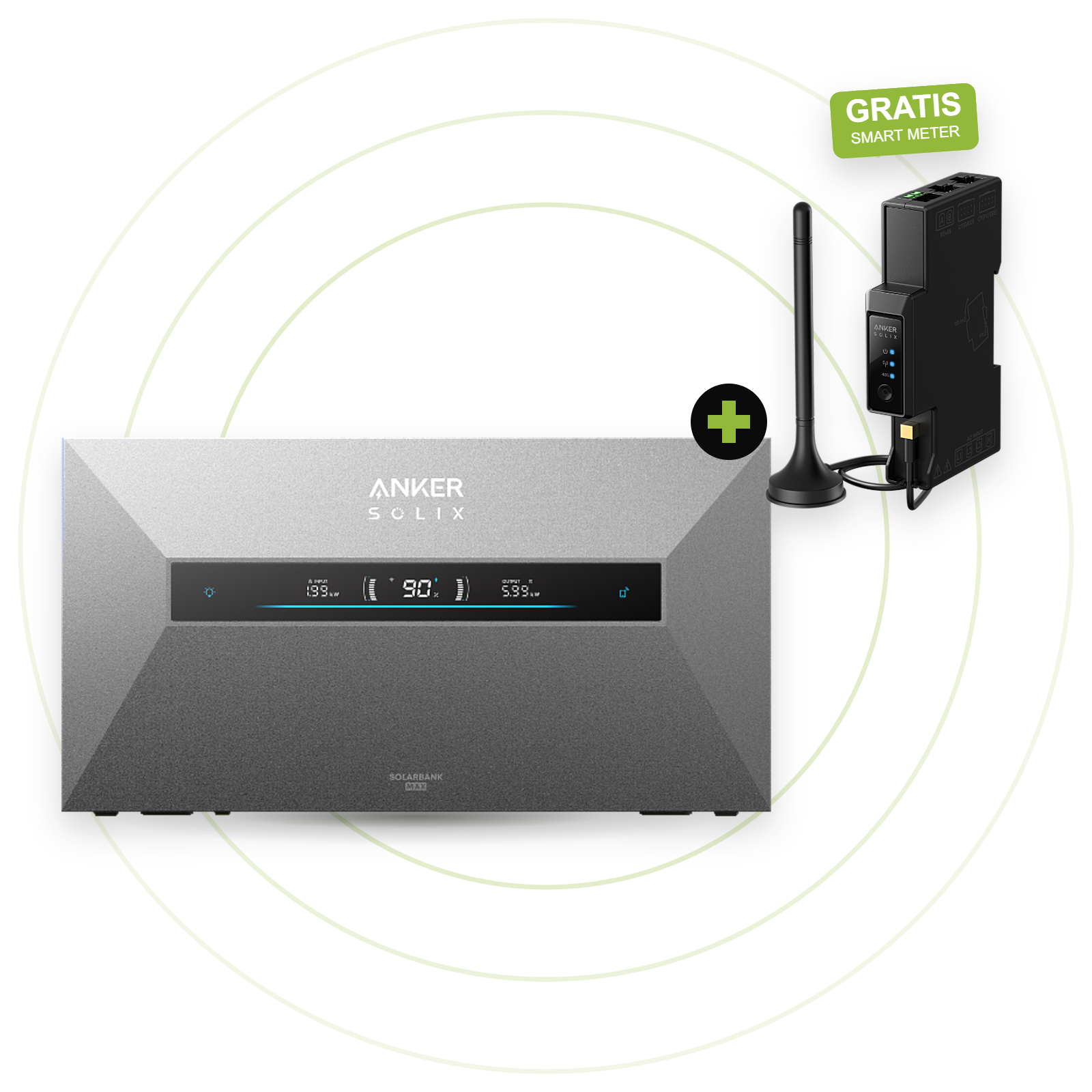 Anker SOLIX Solarbank MAX AC inkl. Smart Meter Gen 2