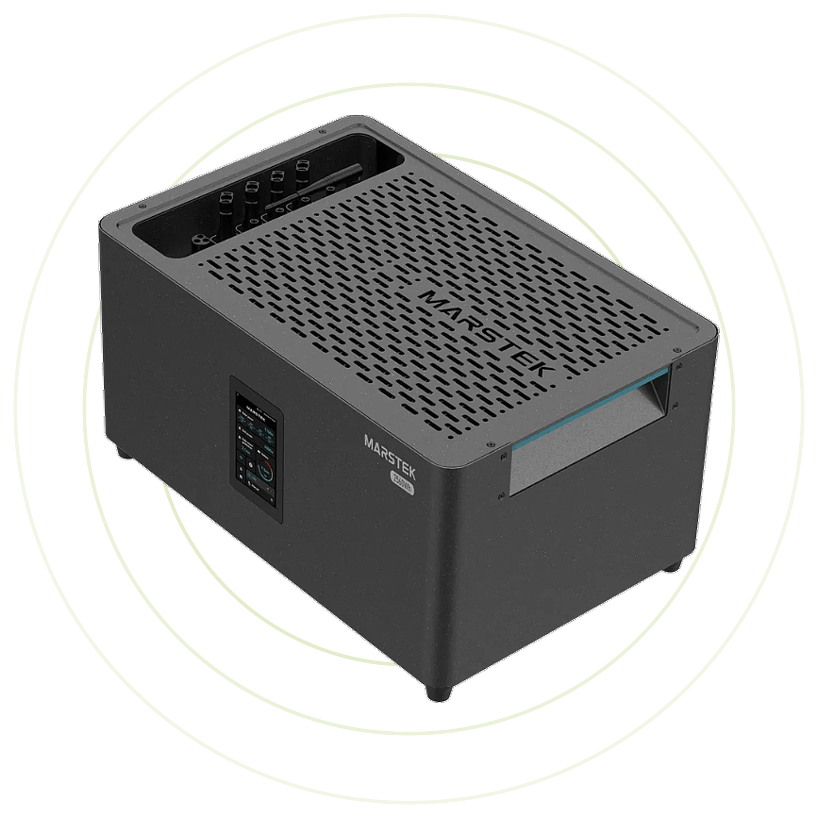 Sicatron 2000W Balkonkraftwerk - 4x 500 Watt - Marstek Jupiter C plus & Erweiterungsbatterie 5,12 kwh