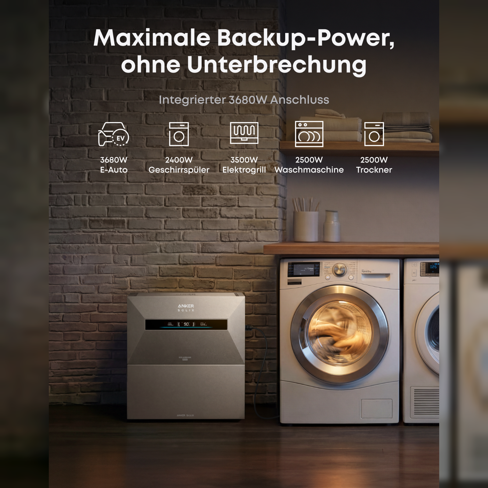 Anker SOLIX Solarbank MAX AC inkl. Smart Meter Gen 2