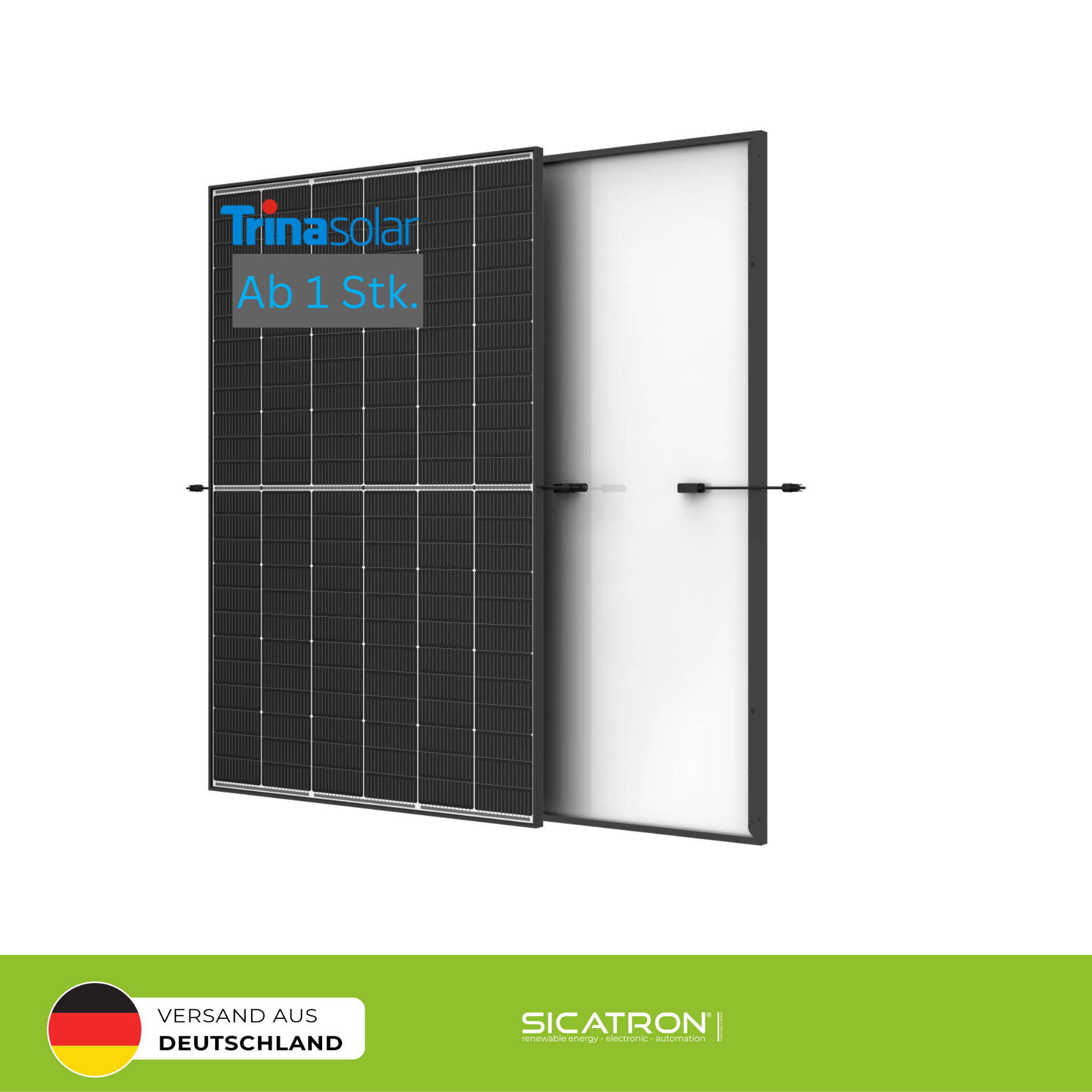 455 Watt  Glas-Glas Black Trina Vertex S+ 455w TSM-NEG9R.28