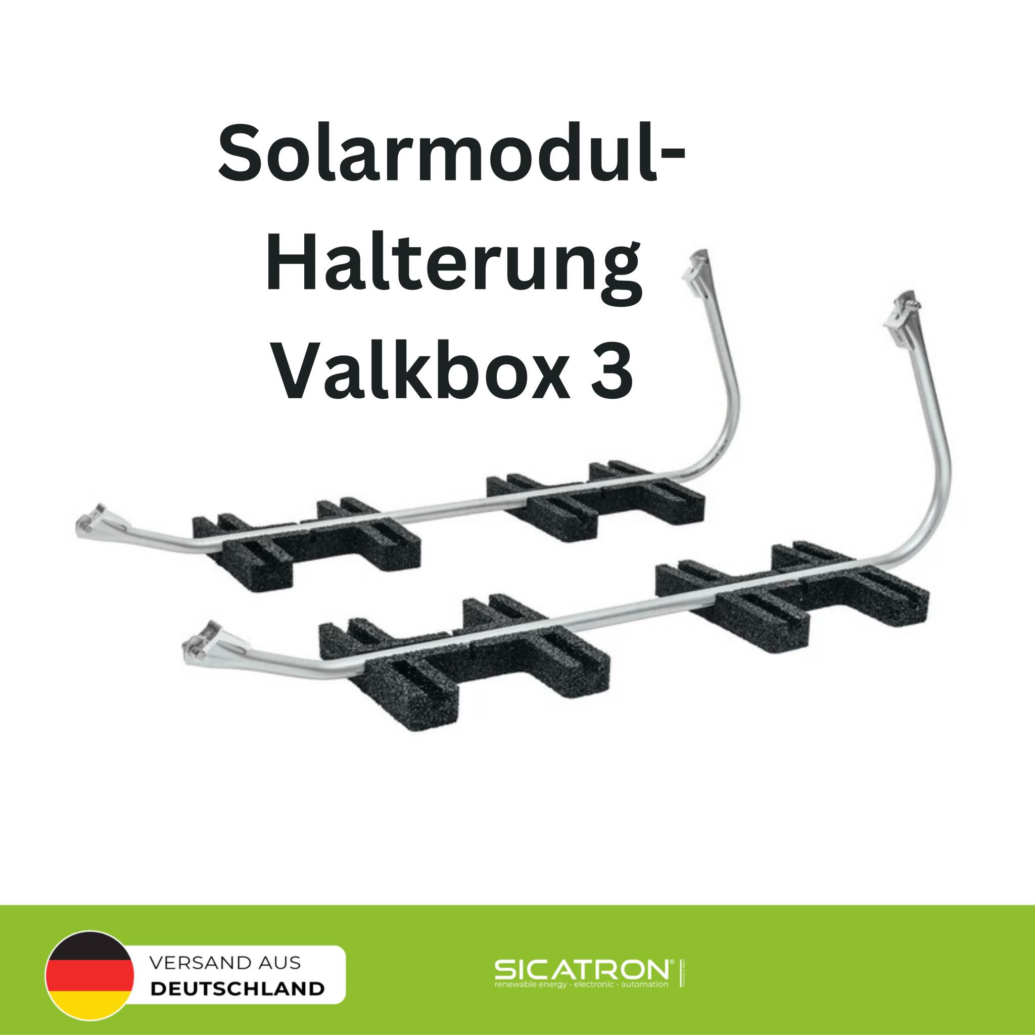 Sicatron 2000 W Balkonkraftwerk - 4x 500W Bifazial - Anker Solix Solarbank 2 Pro