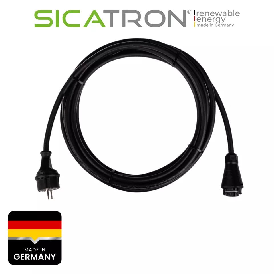 Sicatron 2000W Balkonkraftwerk - 4x 500W Bifazial - Hoymiles HMS-1600-4T
