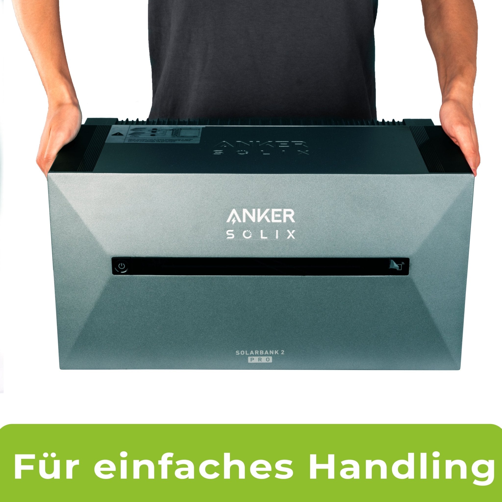 Sicatron 2000 W Balkonkraftwerk - 4x 500W Bifazial - Anker Solix Solarbank 2 Pro